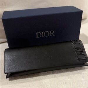 Dior Black Glasses Case with Box
